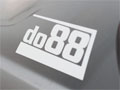-DO88 Silver Sticker 180 x 67mm