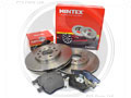 9-3SS 03' on (NOT AERO) 285mm FRONT discs (Pair) & Pad - Kit MINTEX
